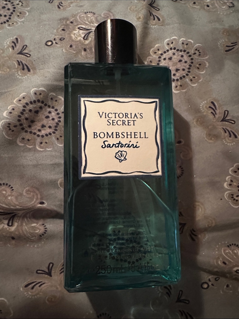 Victoria's Secret Bombshell Santorini Body Wash - Teal Green Bottle